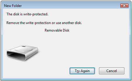 Flashdisk Write Protected Enabled